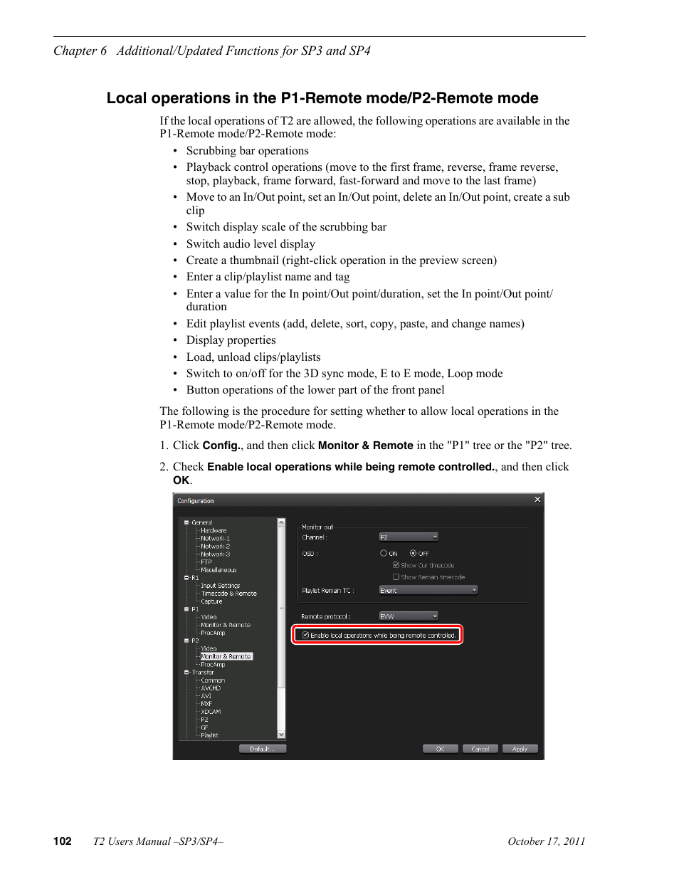 Grass Valley T2 Classic iDDR User Manual | Page 102 / 126