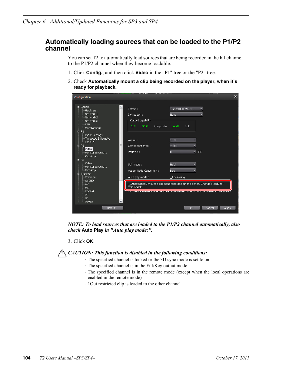 Grass Valley T2 Classic iDDR User Manual | Page 104 / 126