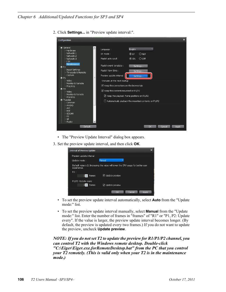 Grass Valley T2 Classic iDDR User Manual | Page 106 / 126