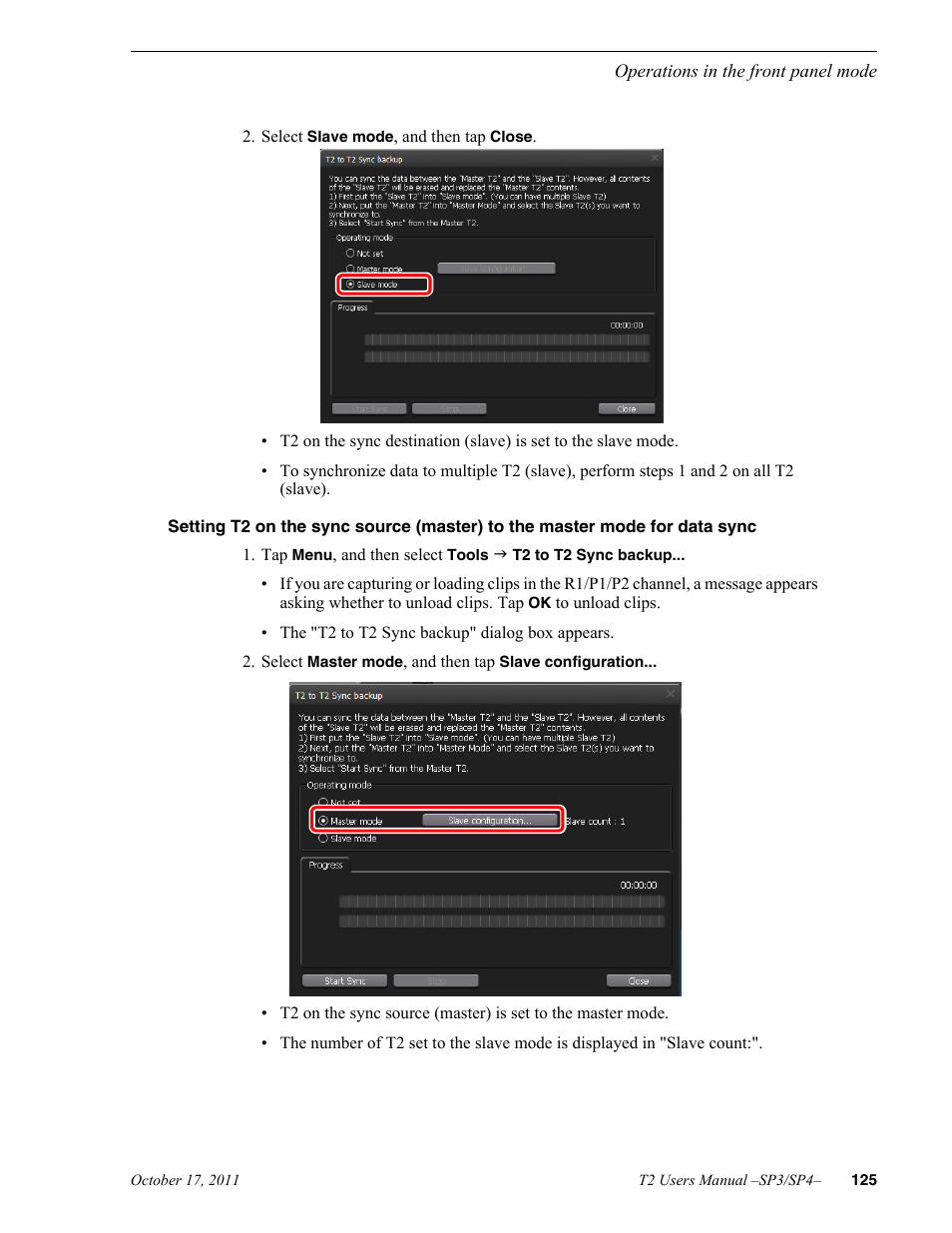 Grass Valley T2 Classic iDDR User Manual | Page 125 / 126