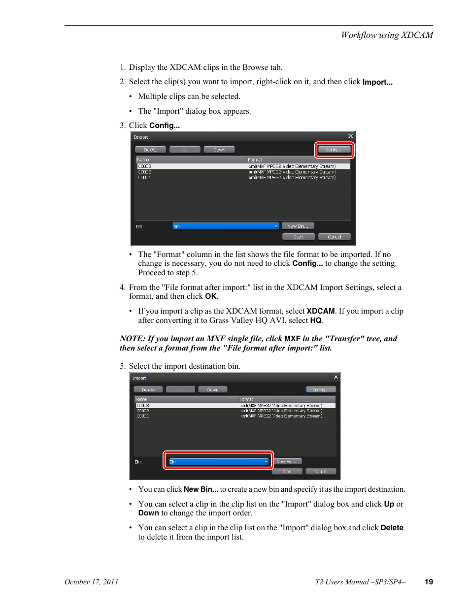 Grass Valley T2 Classic iDDR User Manual | Page 19 / 126