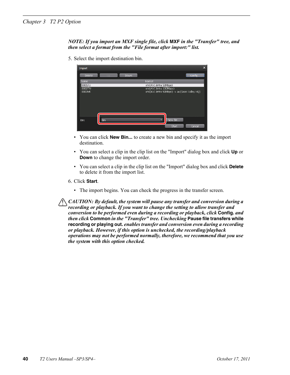 Grass Valley T2 Classic iDDR User Manual | Page 40 / 126