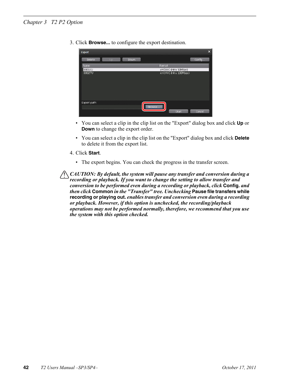 Grass Valley T2 Classic iDDR User Manual | Page 42 / 126