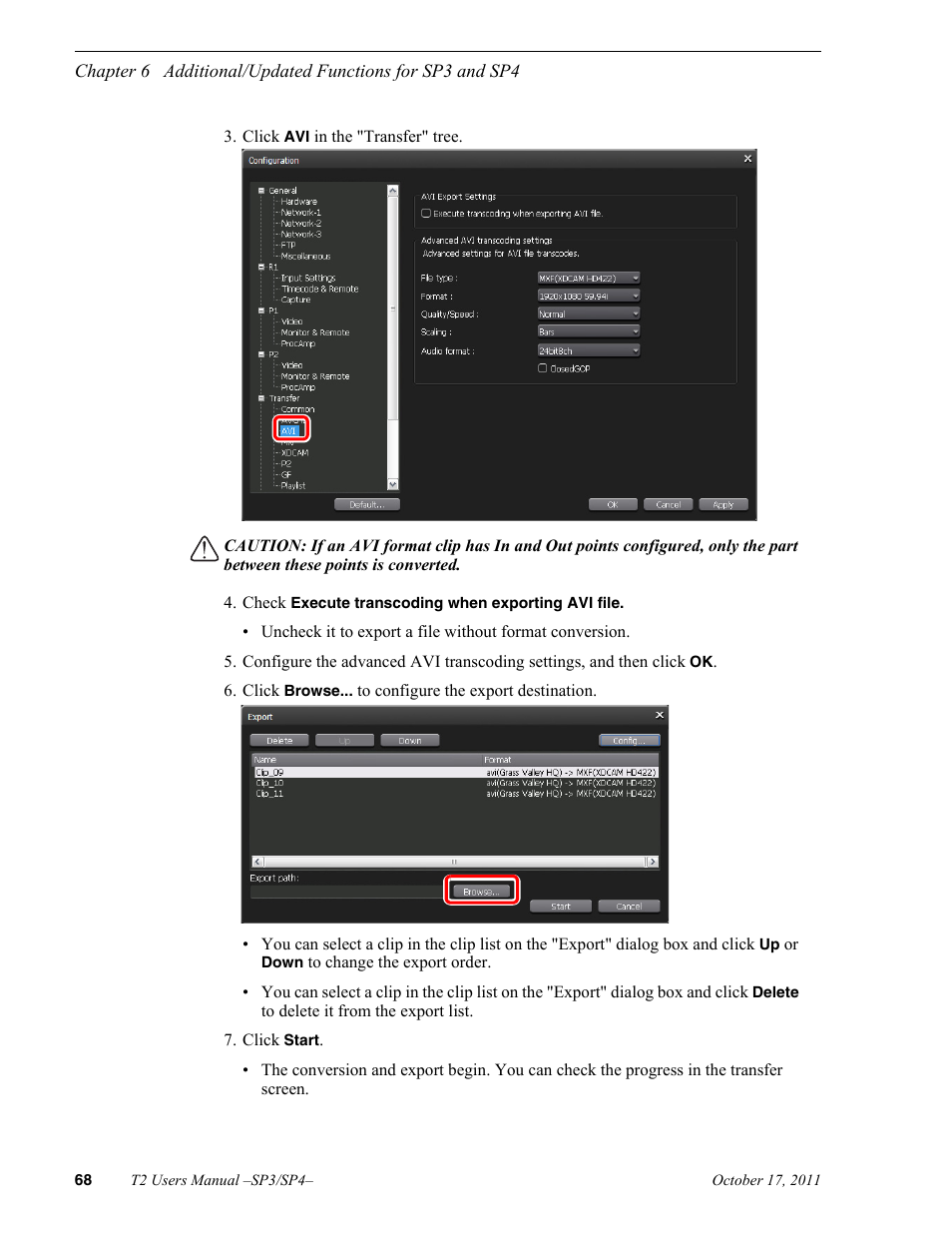 Grass Valley T2 Classic iDDR User Manual | Page 68 / 126