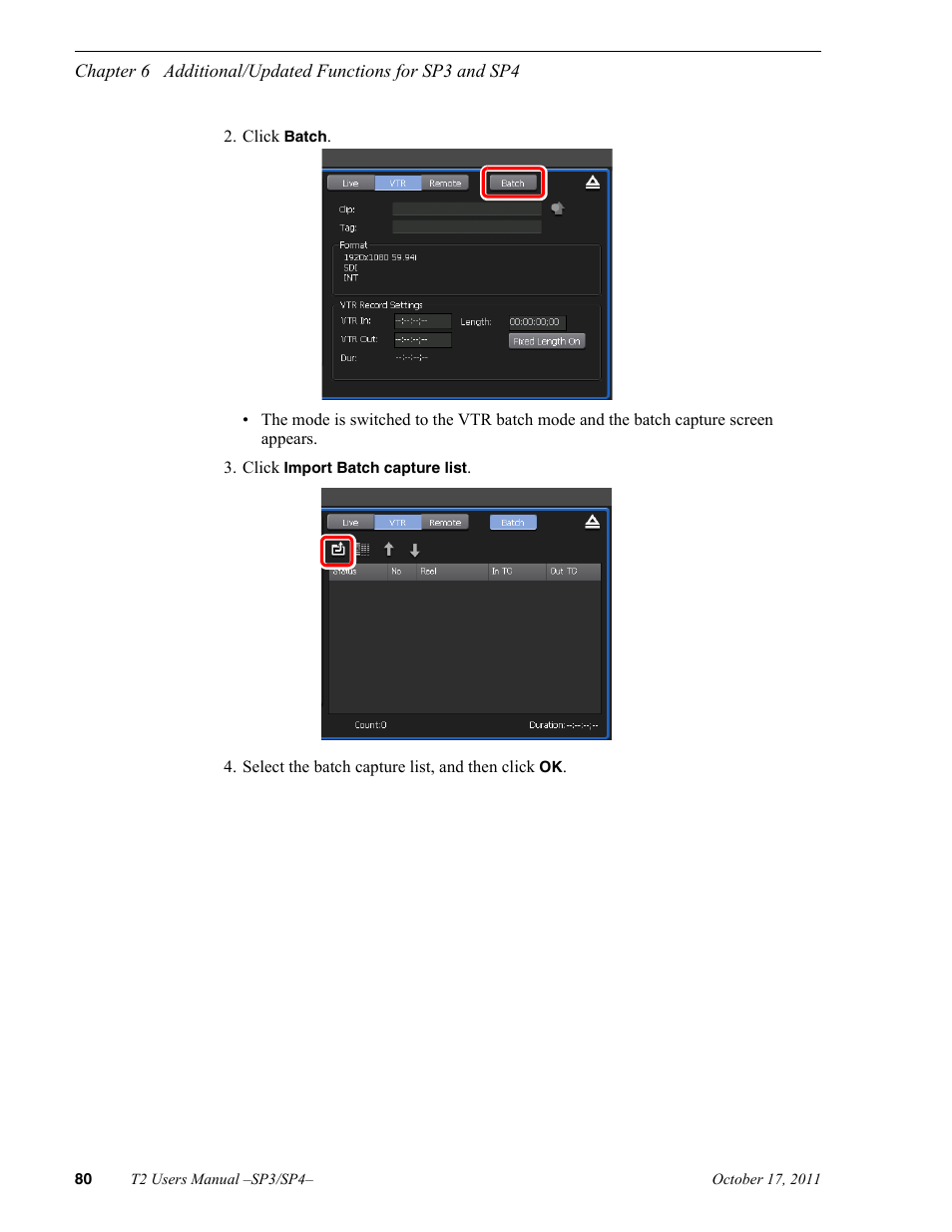 Grass Valley T2 Classic iDDR User Manual | Page 80 / 126
