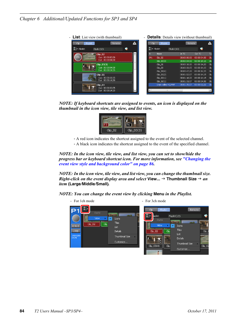 Grass Valley T2 Classic iDDR User Manual | Page 84 / 126