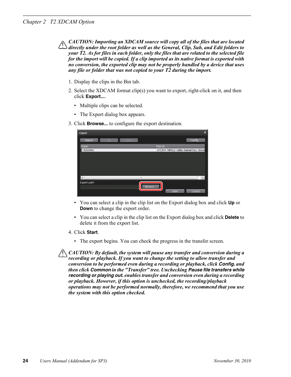 Grass Valley T2 Classic iDDR Addendum User Manual | Page 24 / 65