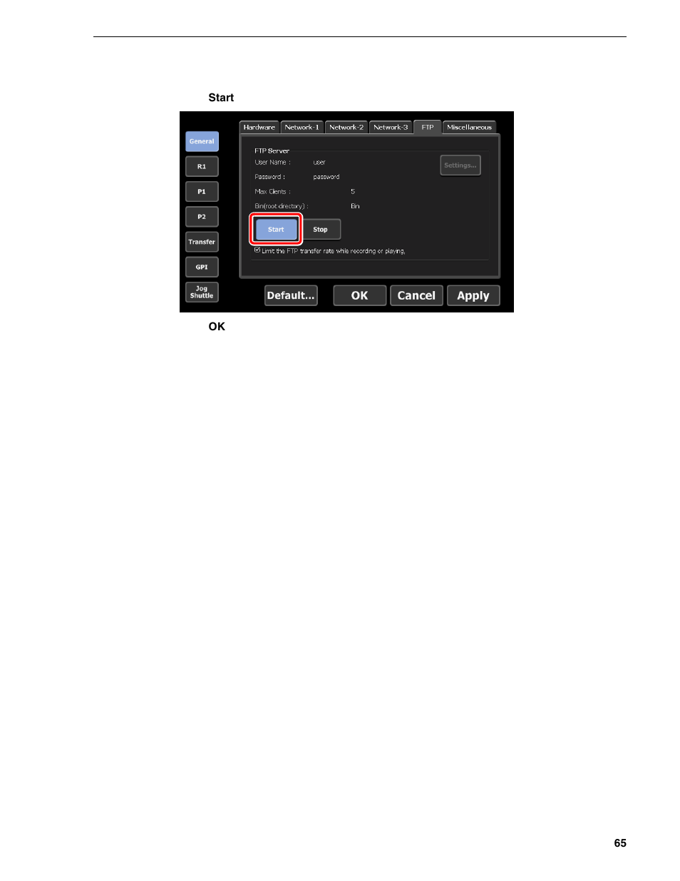 Grass Valley T2 Classic iDDR Addendum User Manual | Page 65 / 65