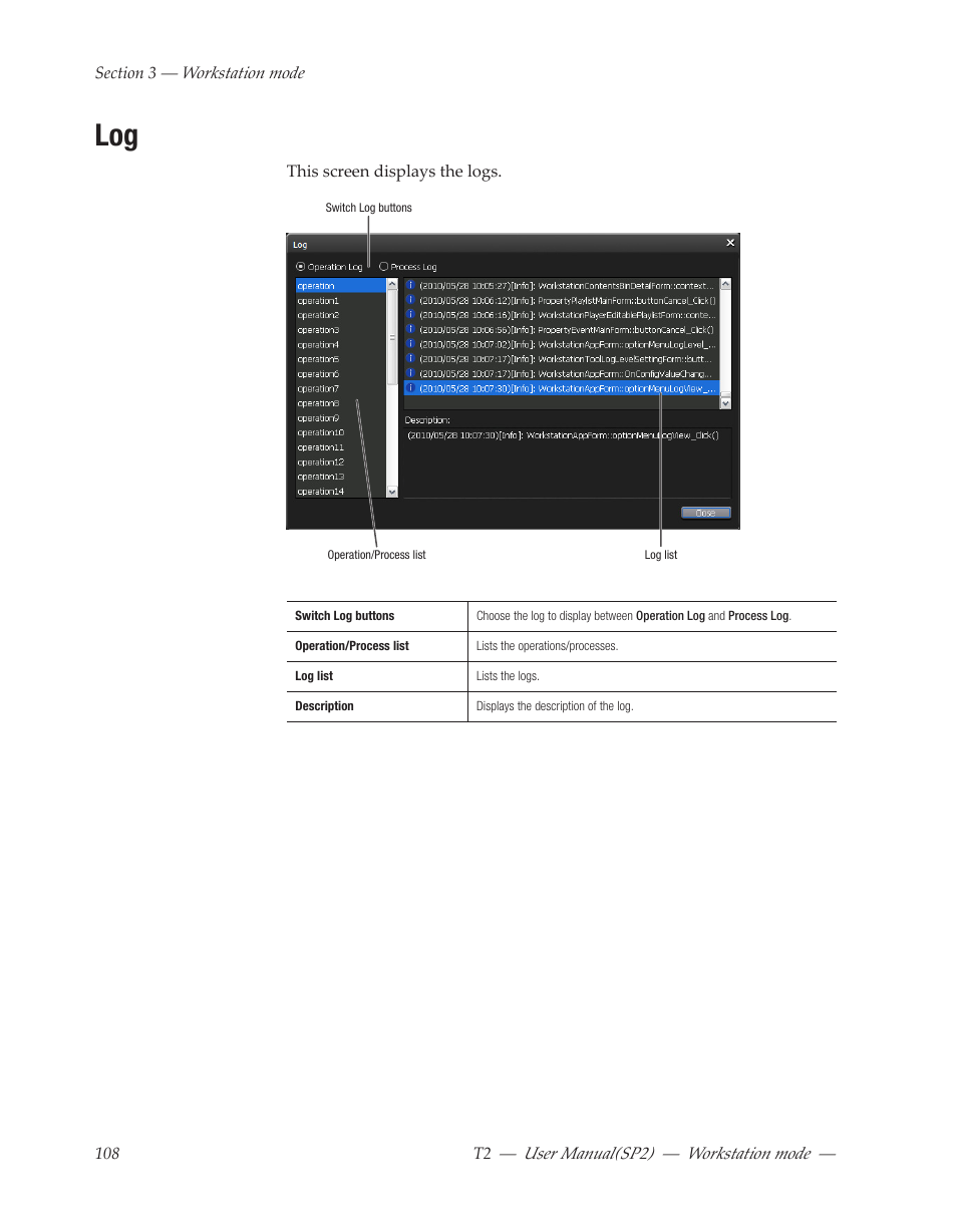 Grass Valley T2 Classic iDDR Workstation Mode SP2 User Manual | Page 108 / 116
