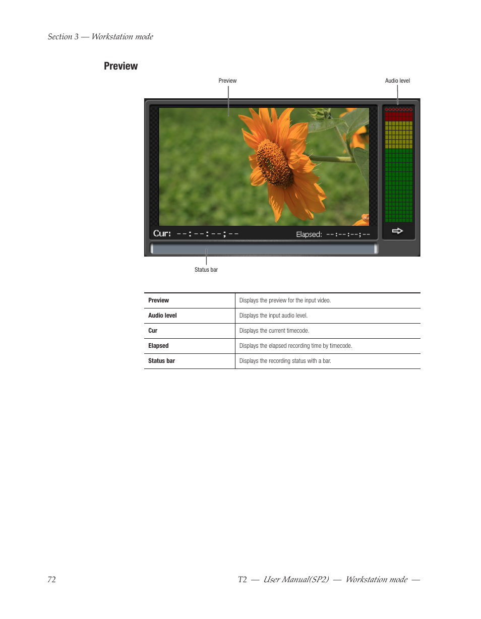 Preview | Grass Valley T2 Classic iDDR Workstation Mode SP2 User Manual | Page 72 / 116