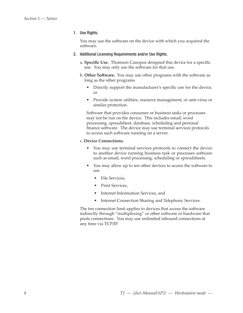 Grass Valley T2 Classic iDDR Workstation Mode SP2 User Manual | Page 8 / 116