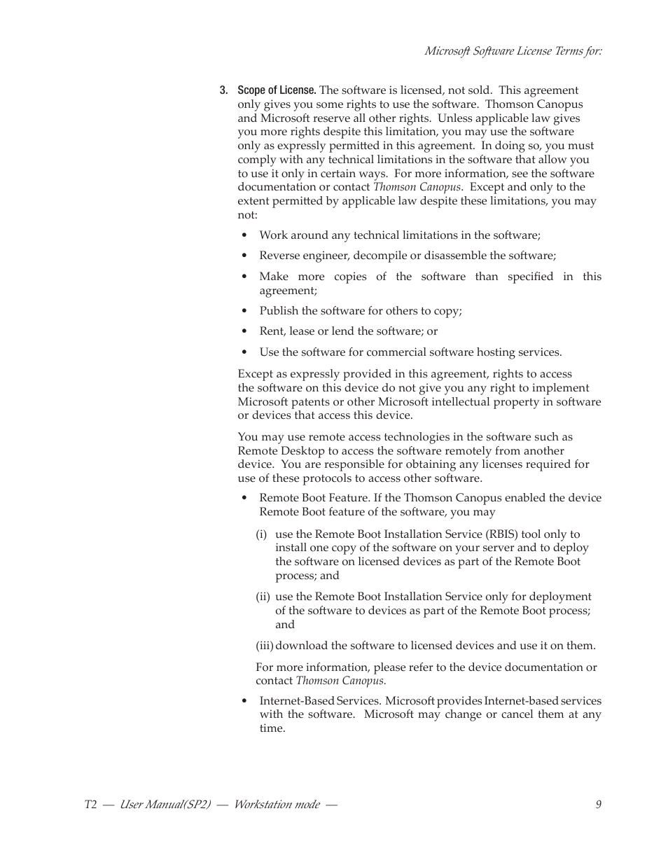 Grass Valley T2 Classic iDDR Workstation Mode SP2 User Manual | Page 9 / 116