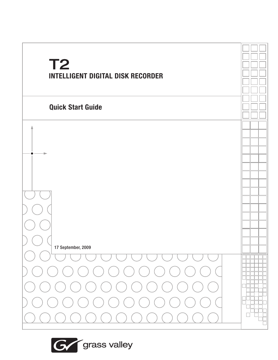 Grass Valley T2 Classic iDDR Quick Start User Manual | 20 pages