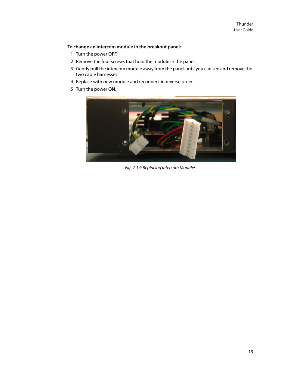 Grass Valley Thunder 80 v.1.0 User Manual | Page 35 / 65