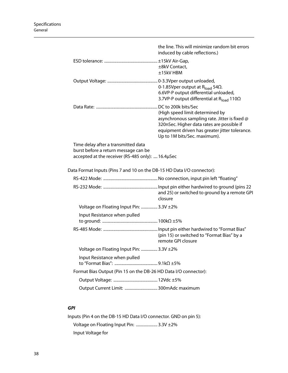 Grass Valley Thunder 80 v.1.0 User Manual | Page 54 / 65
