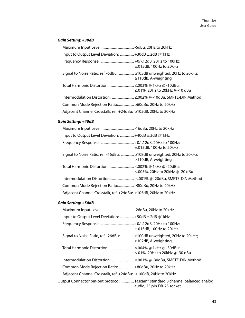 Grass Valley Thunder 80 v.1.0 User Manual | Page 59 / 65