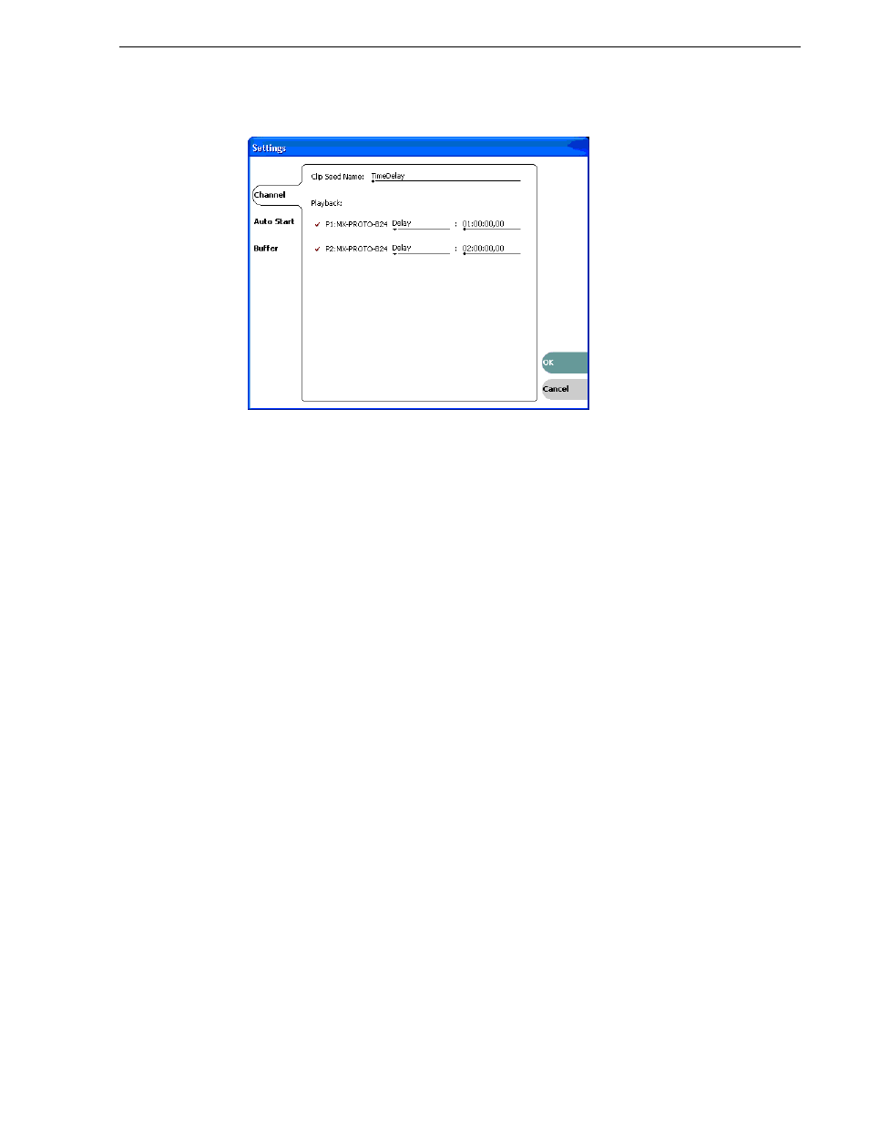 Starting a new session manually, Starting a new session automatically | Grass Valley Time Delay v.3.1 User Manual | Page 13 / 20