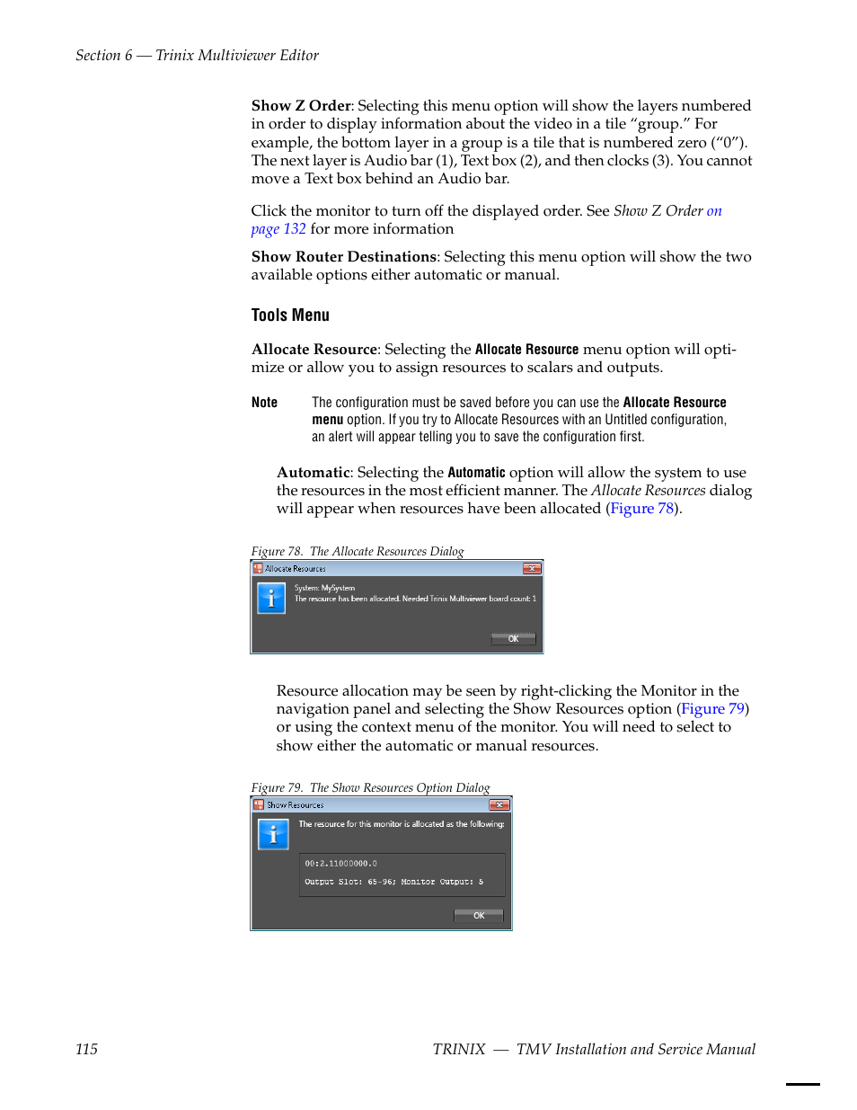 Grass Valley Trinix Multiviewer Installation User Manual | Page 115 / 223
