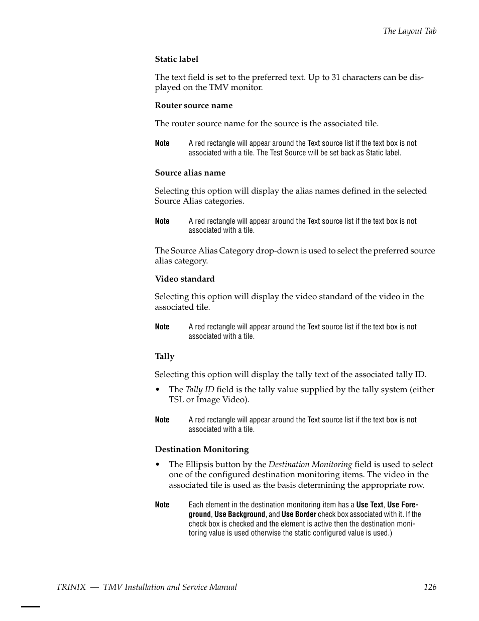 Grass Valley Trinix Multiviewer Installation User Manual | Page 126 / 223