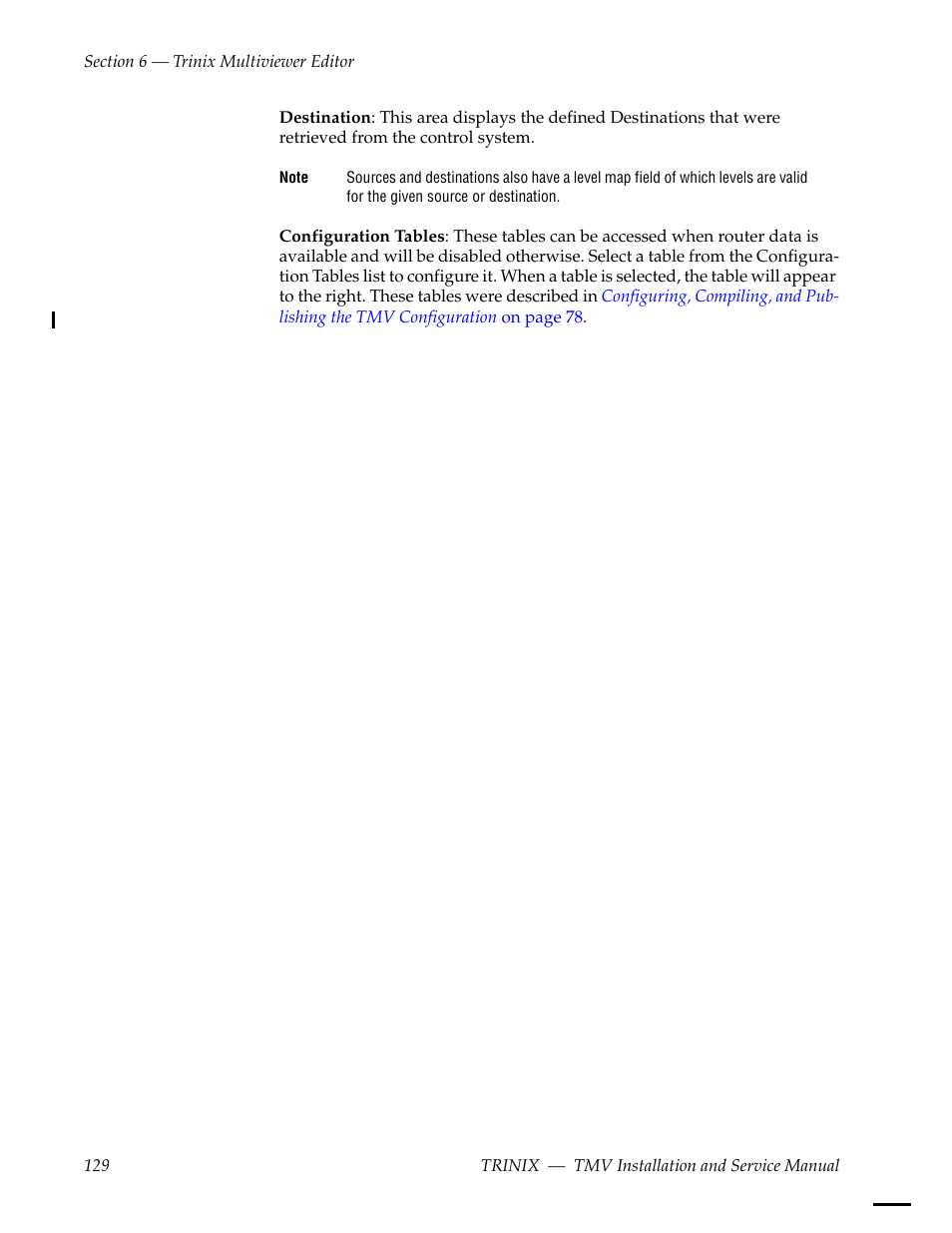 Grass Valley Trinix Multiviewer Installation User Manual | Page 129 / 223