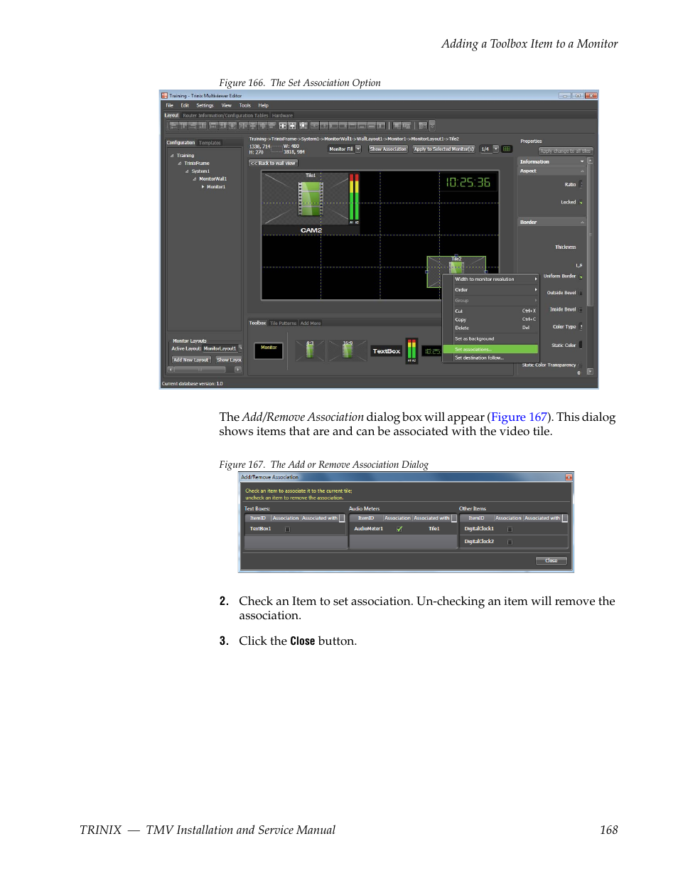 Figure 166 | Grass Valley Trinix Multiviewer Installation User Manual | Page 168 / 223