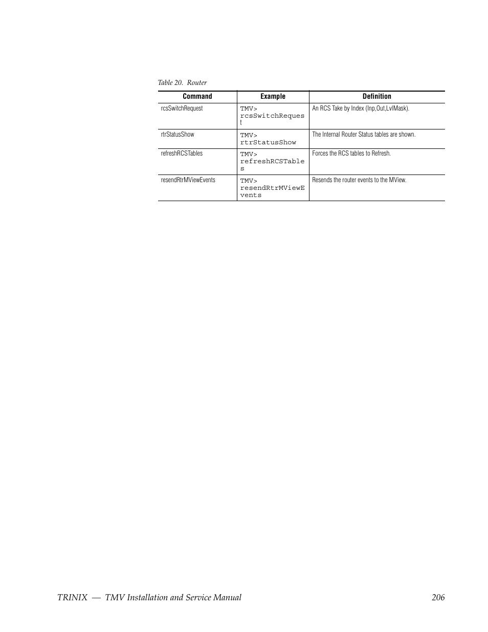 Grass Valley Trinix Multiviewer Installation User Manual | Page 206 / 223