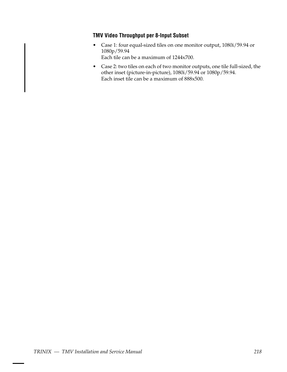 Grass Valley Trinix Multiviewer Installation User Manual | Page 218 / 223