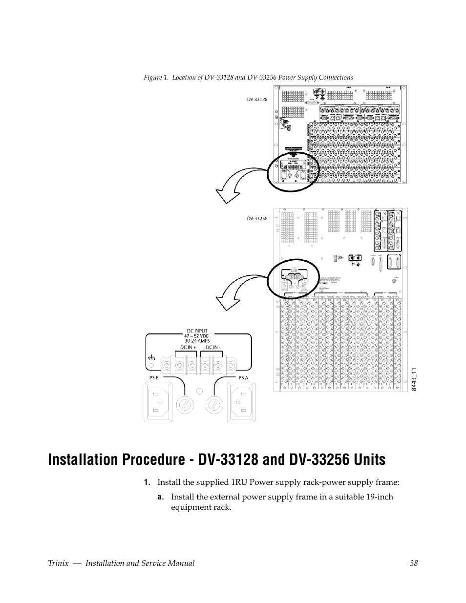 Grass Valley Trinix Back-Up Power Supplies Nov 16 2012 User Manual | Page 38 / 46
