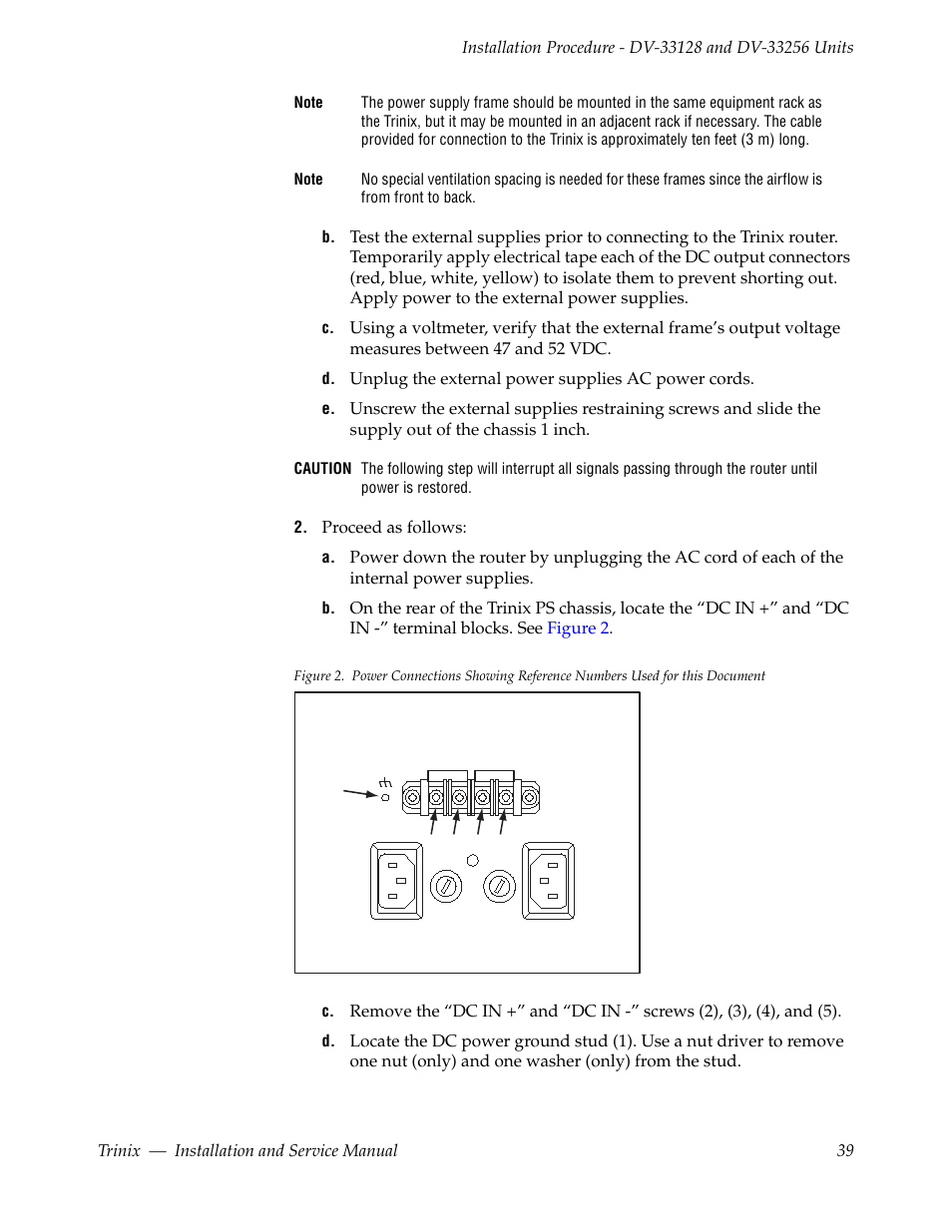 Grass Valley Trinix Back-Up Power Supplies Nov 16 2012 User Manual | Page 39 / 46