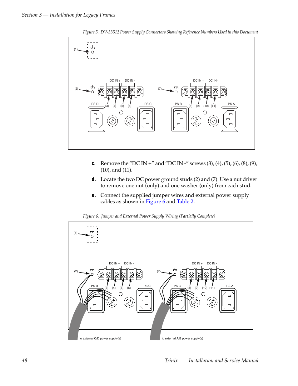 Figure 5 | Grass Valley Trinix Back-Up Power Supplies Jan 13 2012 User Manual | Page 48 / 52