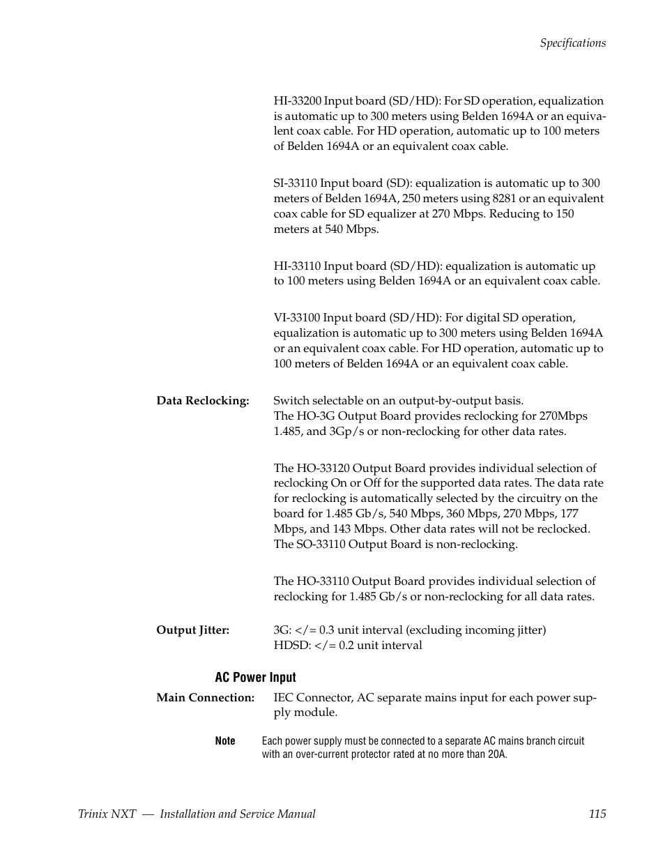 Grass Valley Trinix NXT v.3.3.1 User Manual | Page 115 / 453