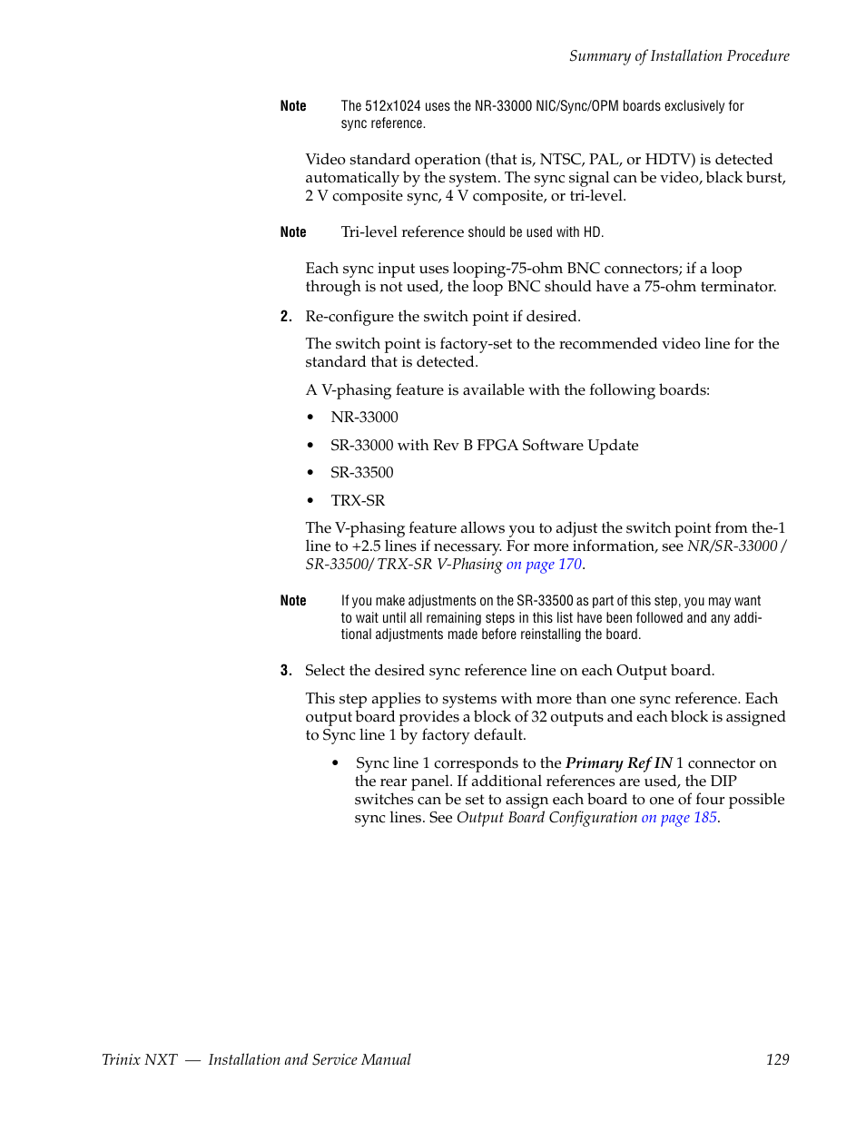 Grass Valley Trinix NXT v.3.3.1 User Manual | Page 129 / 453