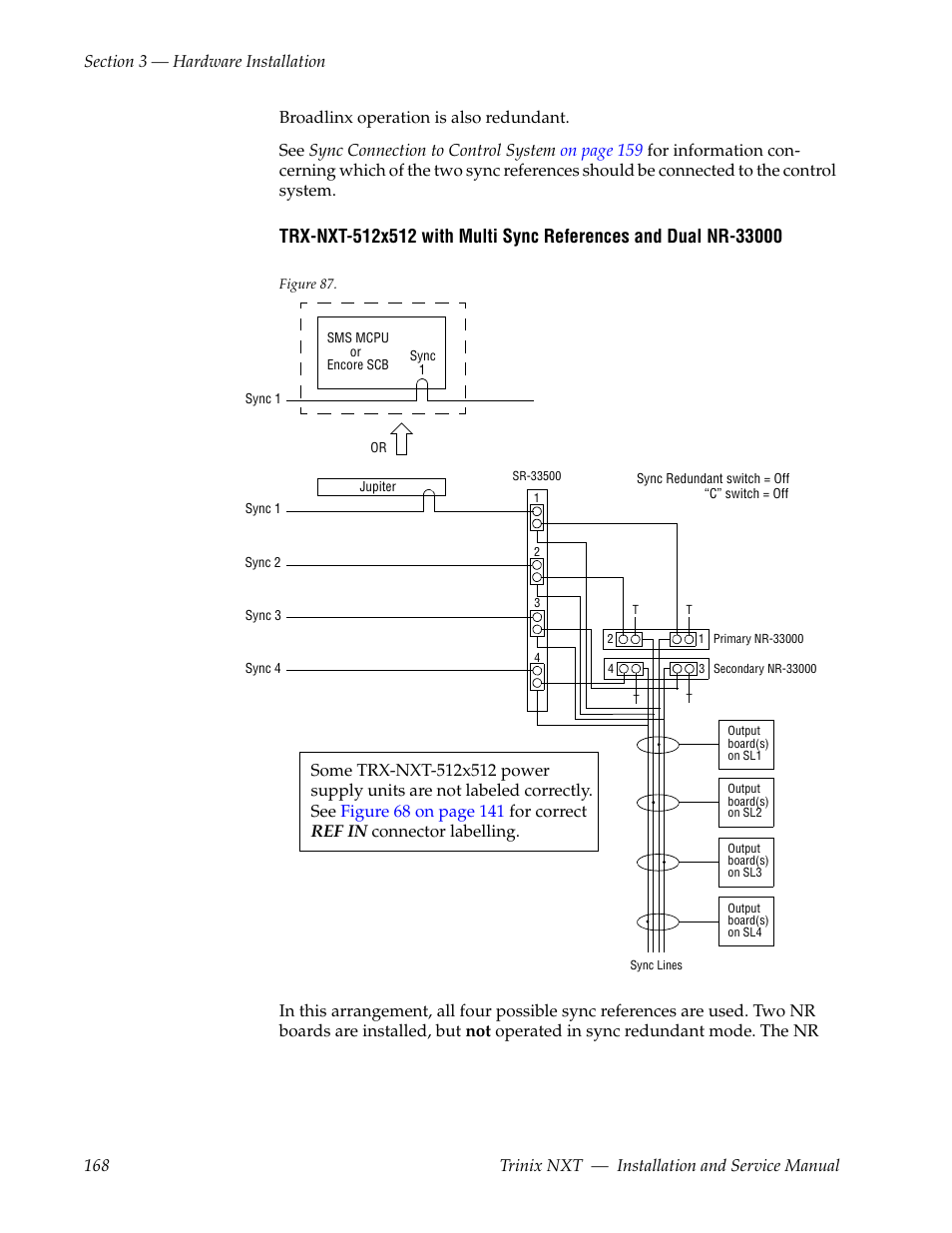 Grass Valley Trinix NXT v.3.3.1 User Manual | Page 168 / 453