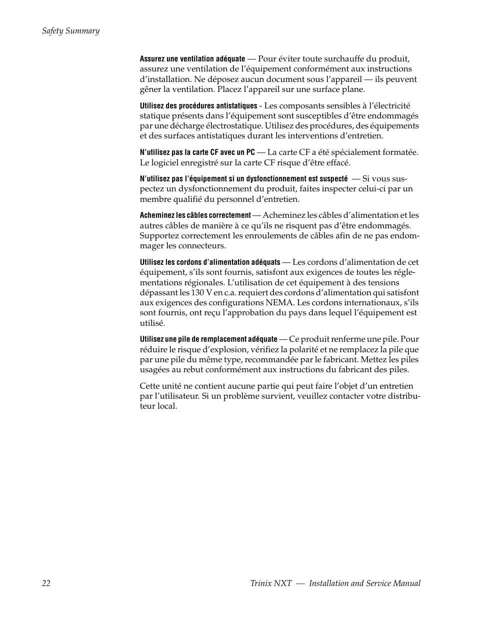 Grass Valley Trinix NXT v.3.3.1 User Manual | Page 22 / 453