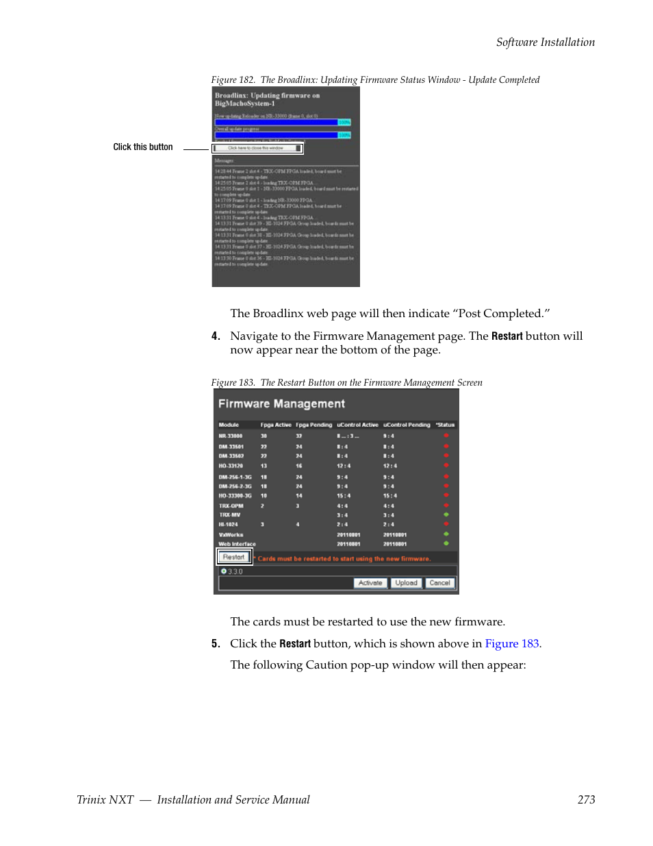 Grass Valley Trinix NXT v.3.3.1 User Manual | Page 273 / 453