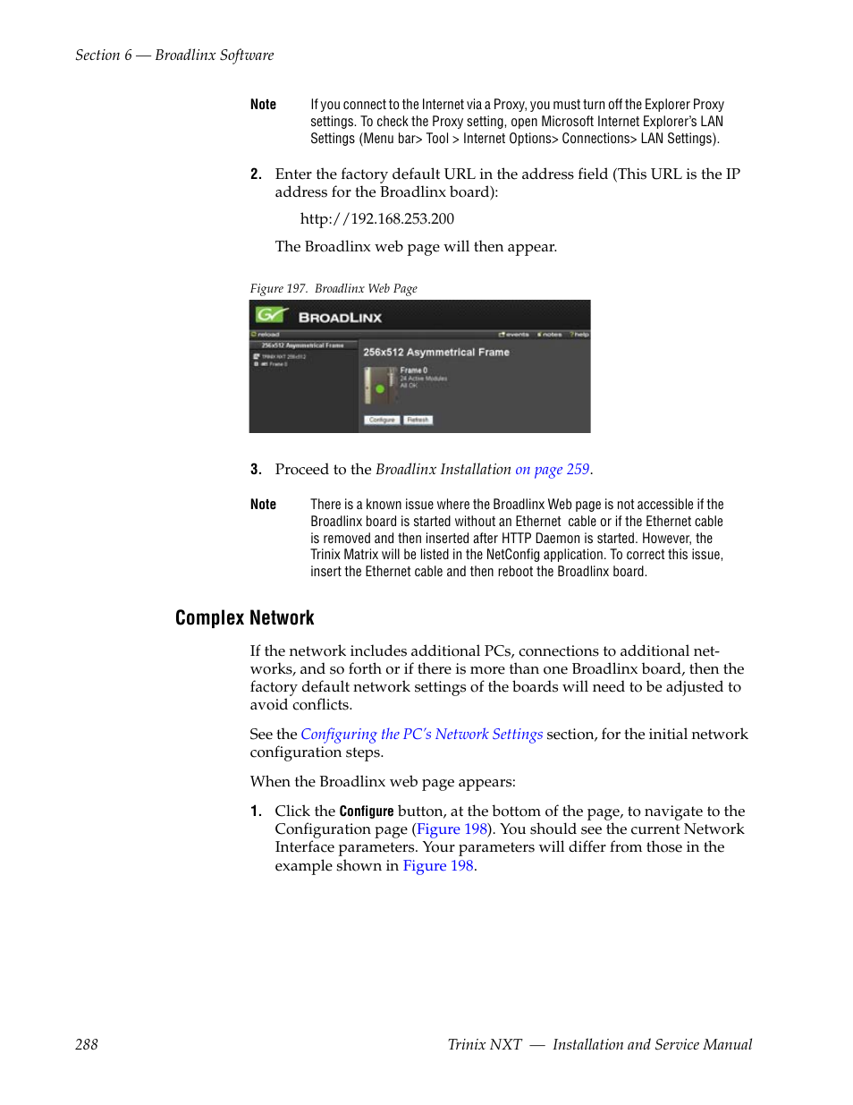 Complex network | Grass Valley Trinix NXT v.3.3.1 User Manual | Page 288 / 453