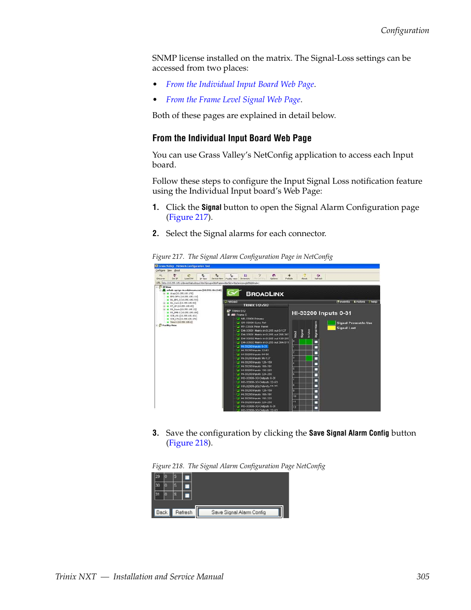 Grass Valley Trinix NXT v.3.3.1 User Manual | Page 305 / 453