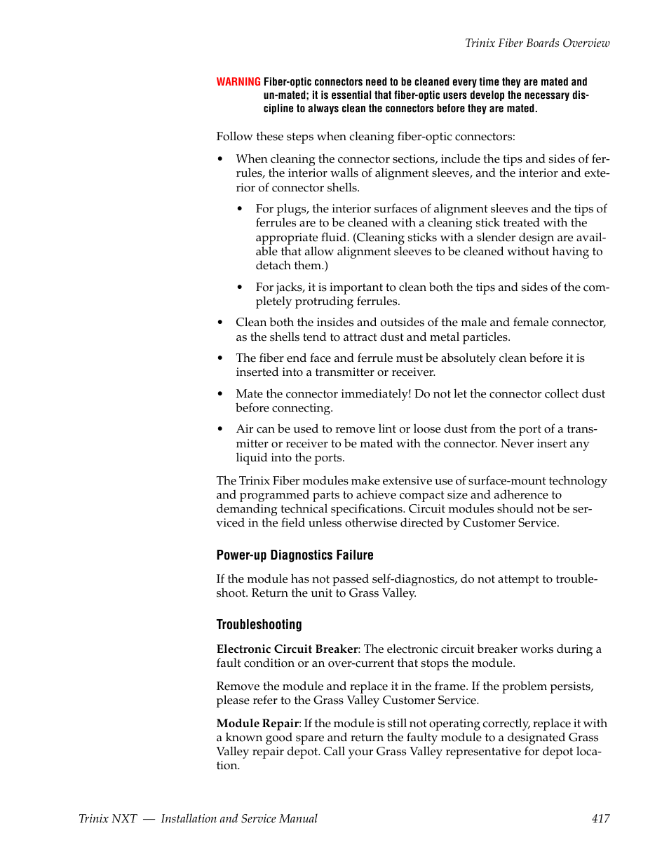 Grass Valley Trinix NXT v.3.3.1 User Manual | Page 417 / 453