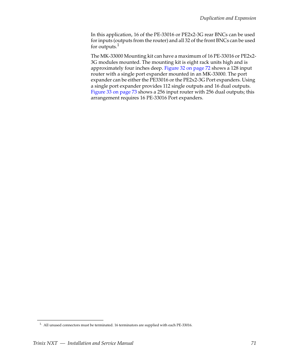Grass Valley Trinix NXT v.3.3.1 User Manual | Page 71 / 453
