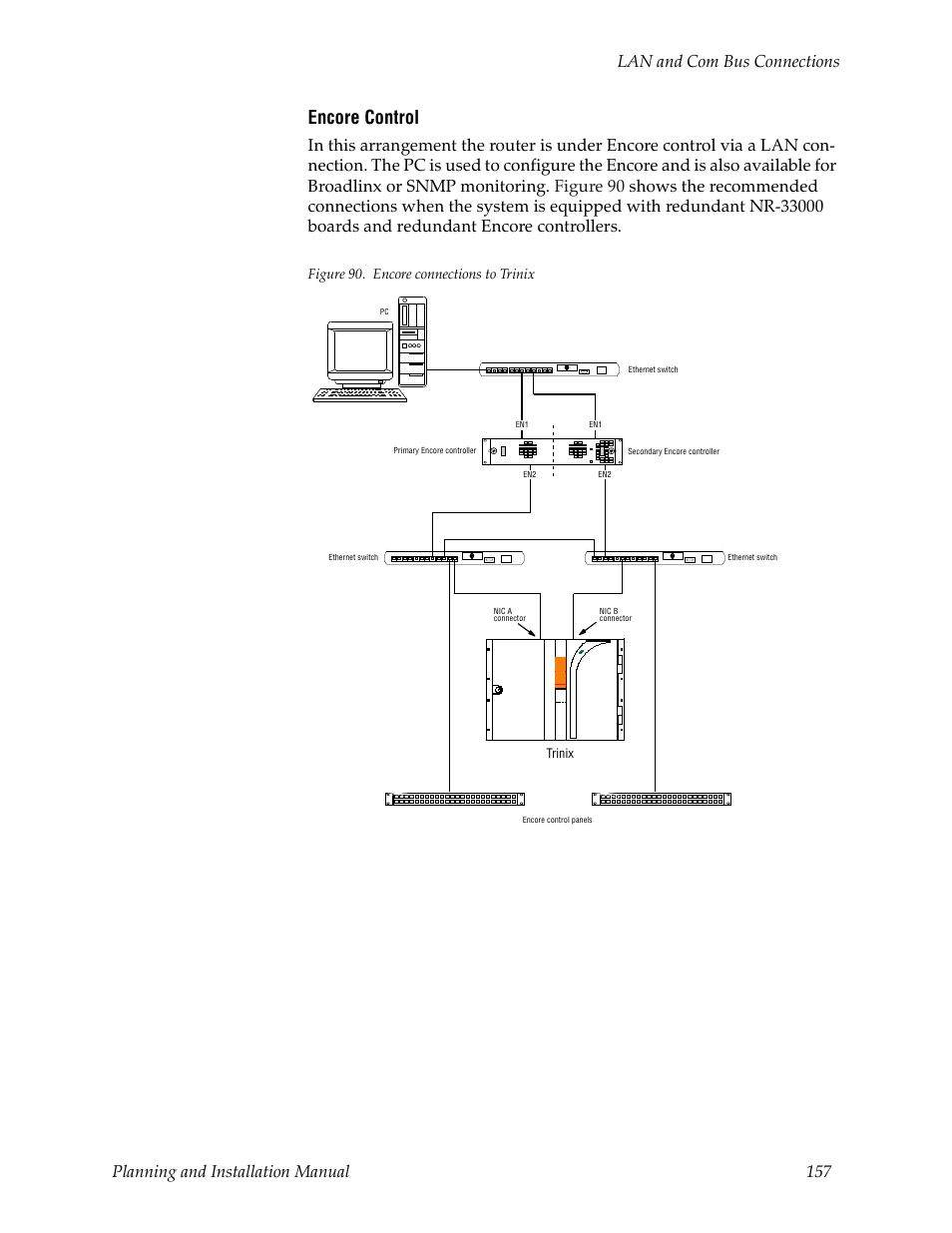 Encore control | Grass Valley Trinix v.2.4.1 User Manual | Page 157 / 232
