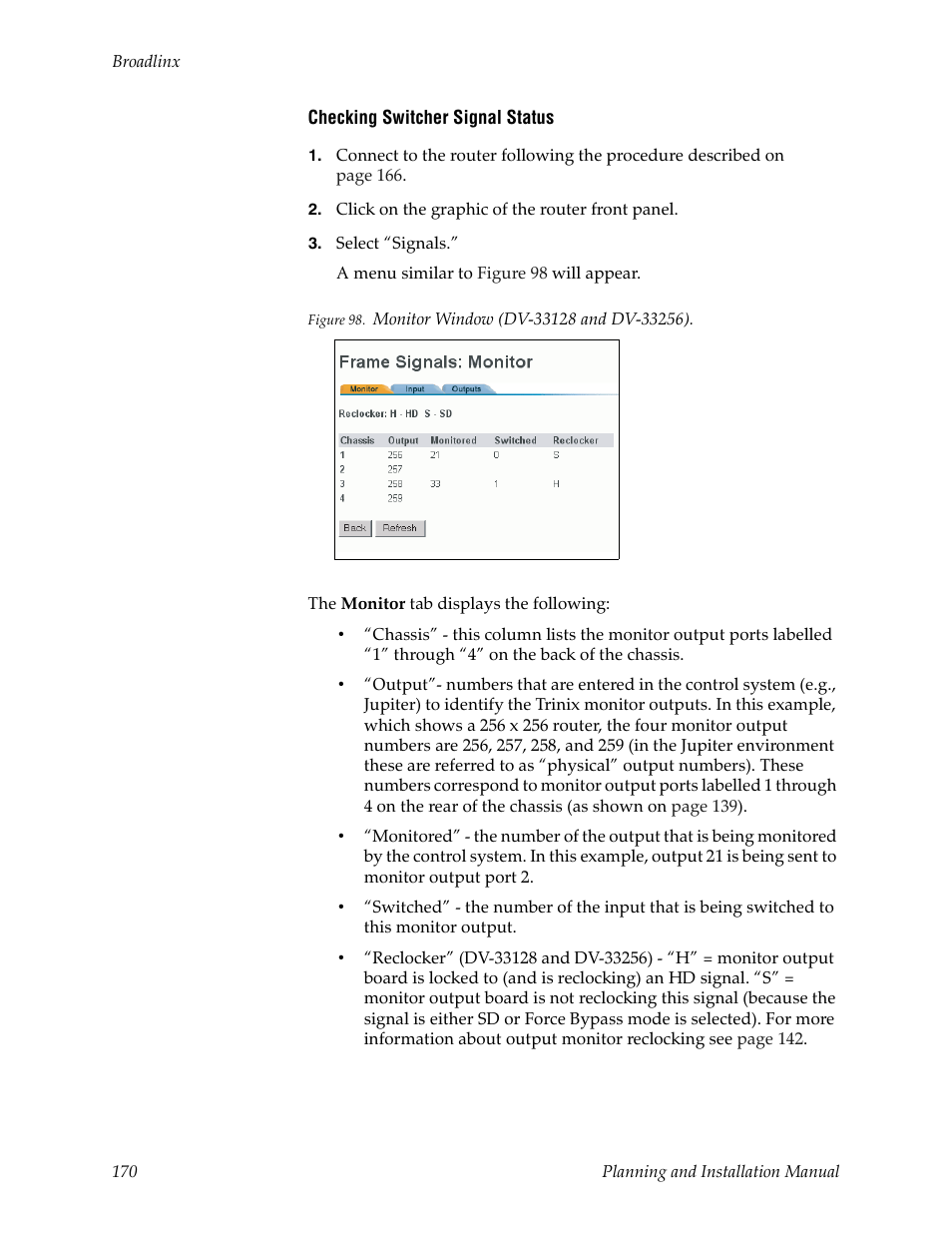 Grass Valley Trinix v.2.4.1 User Manual | Page 170 / 232