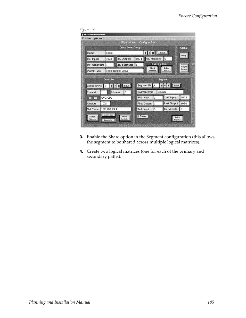 Grass Valley Trinix v.2.4.1 User Manual | Page 185 / 232