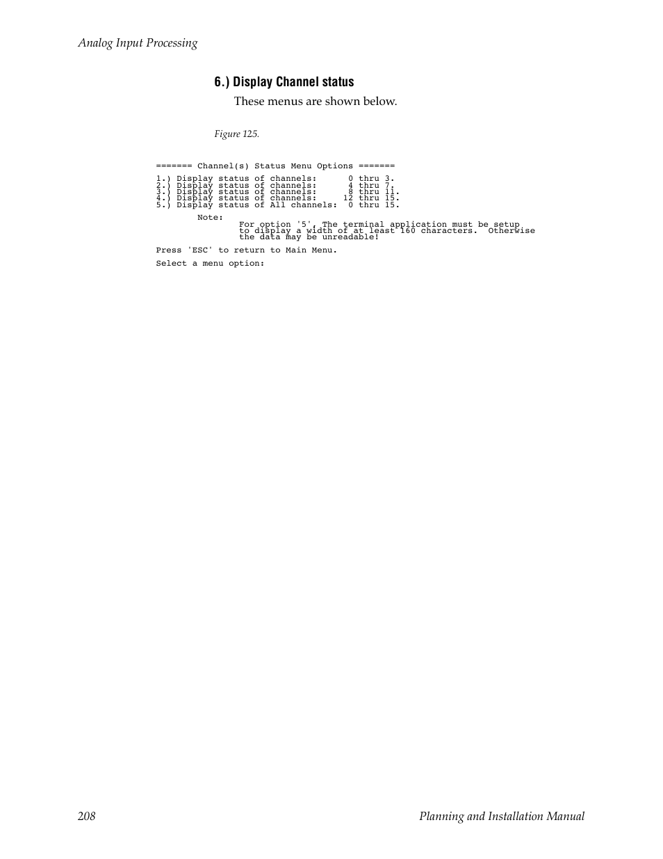 ) display channel status | Grass Valley Trinix v.2.4.1 User Manual | Page 208 / 232