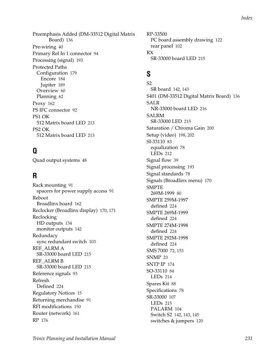 Grass Valley Trinix v.2.4.1 User Manual | Page 231 / 232