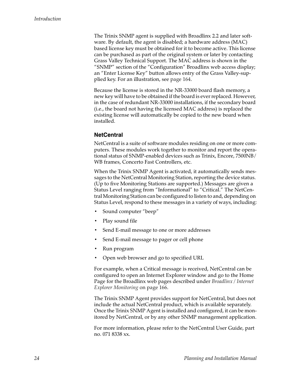 Grass Valley Trinix v.2.4.1 User Manual | Page 24 / 232