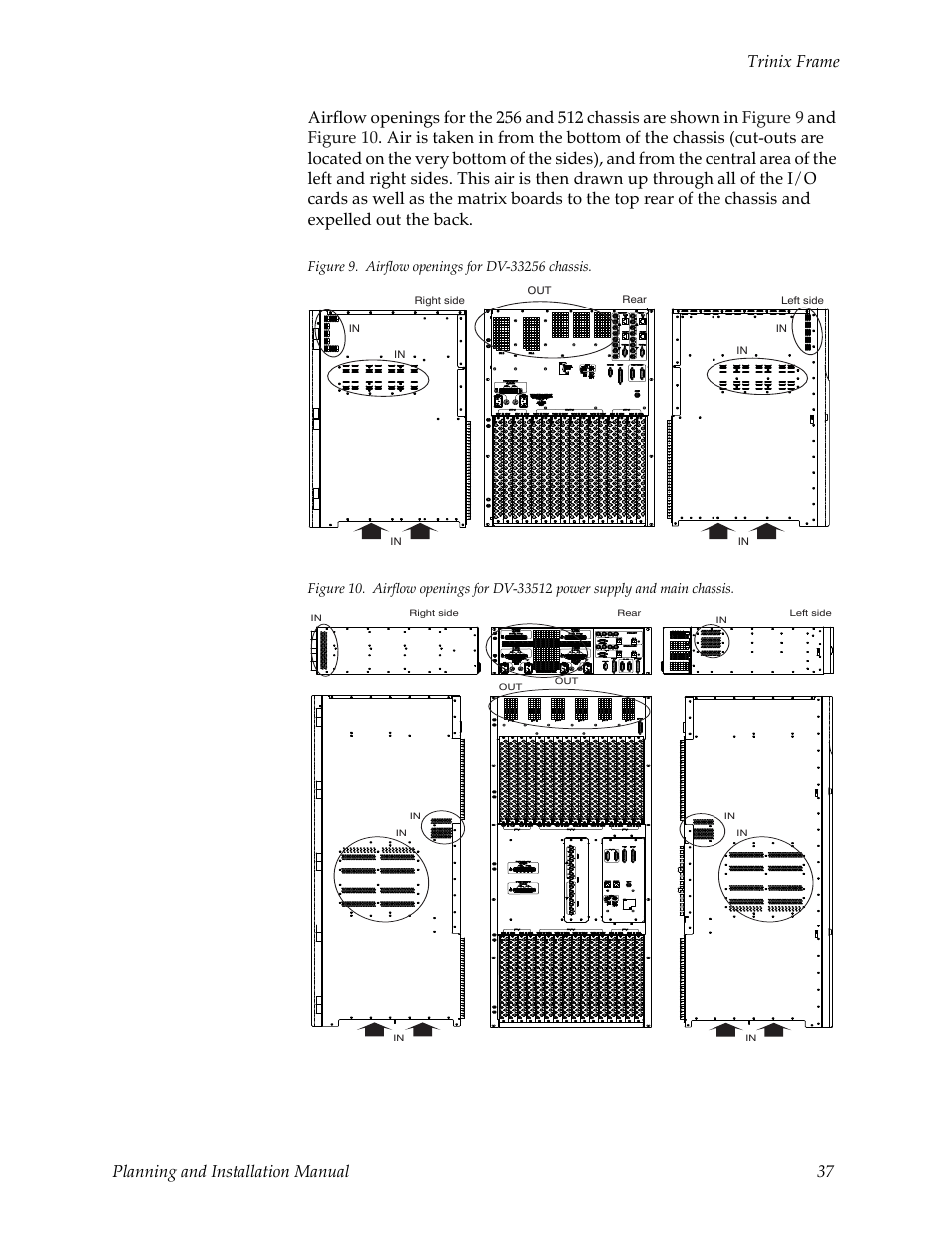 Trinix frame planning and installation manual 37 | Grass Valley Trinix v.2.4.1 User Manual | Page 37 / 232
