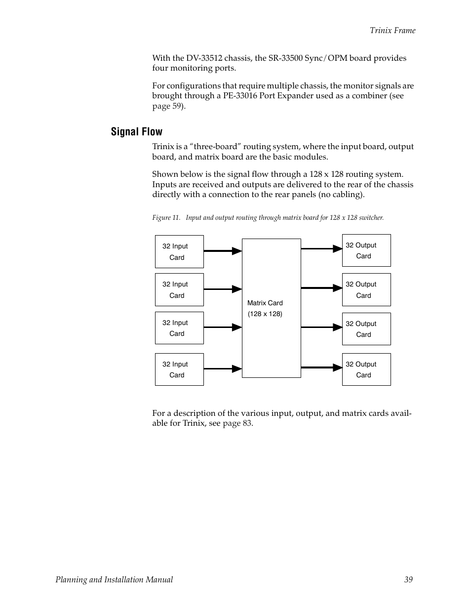 Signal flow | Grass Valley Trinix v.2.4.1 User Manual | Page 39 / 232