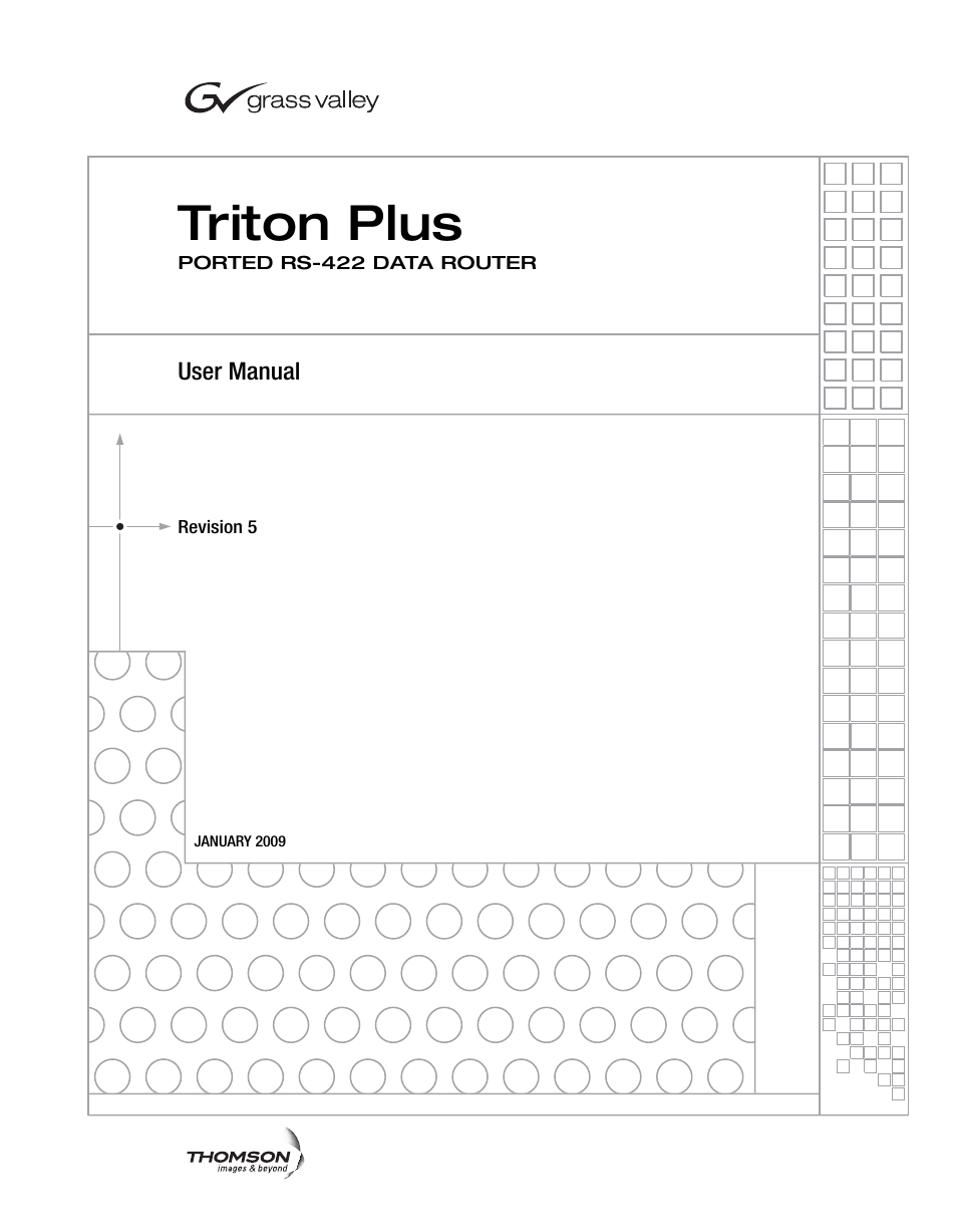Triton plus | Grass Valley Triton Plus Revision 5 User Manual | Page 3 / 22