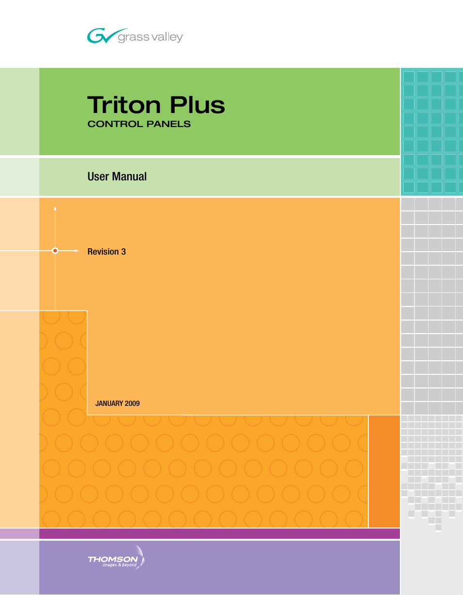 Grass Valley Triton Plus Revision 3 User Manual | 24 pages