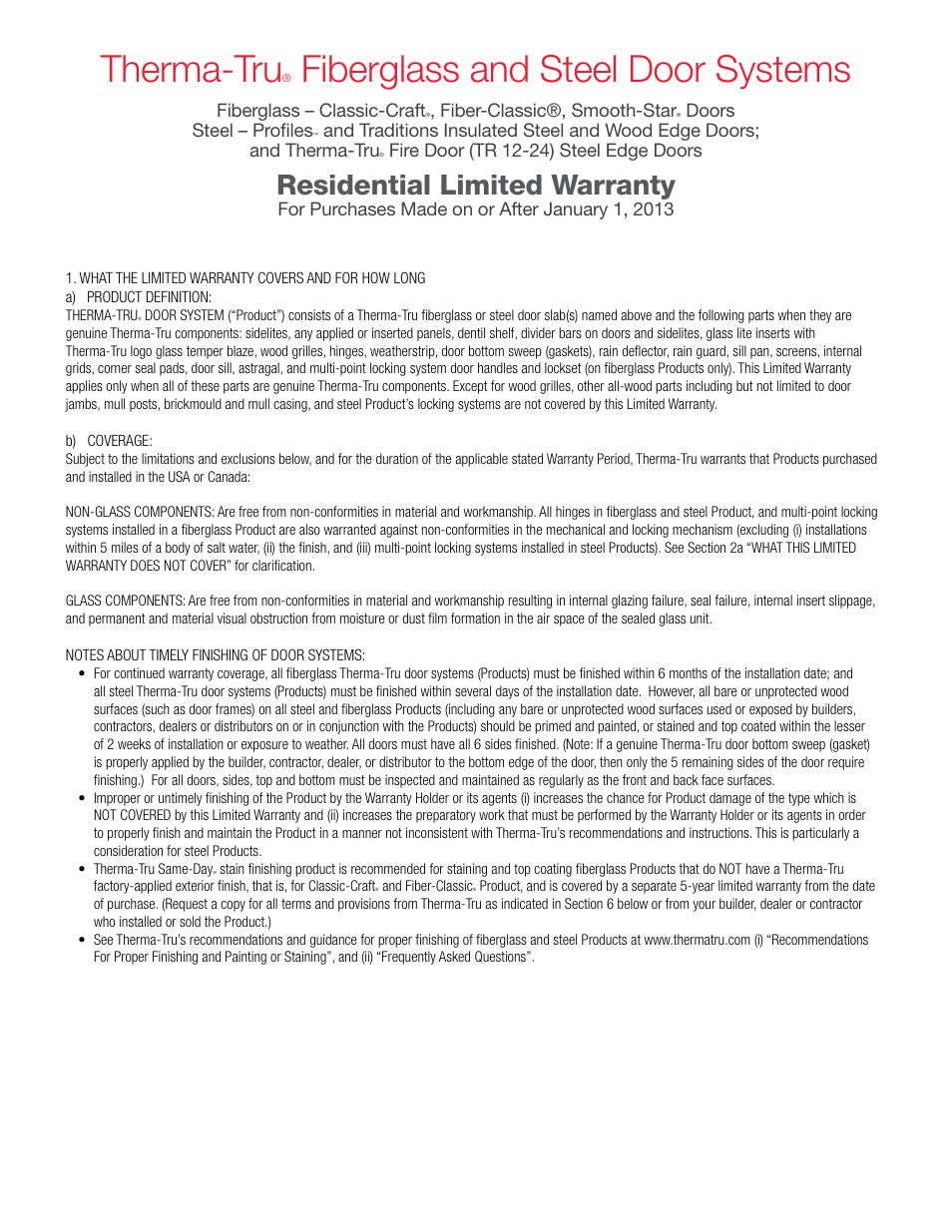Classic Crafts Door User Manual | 6 pages